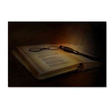 Trademark Fine Art Jai Johnson 'Evening Reading' Canvas Art, 22x32 ALI14267-C2232GG